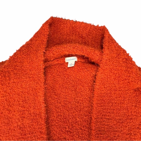 Sundance Women’s Orange Fuzzy Wool Blend Gretchen Cardigan Size Small - Picture 7 of 10